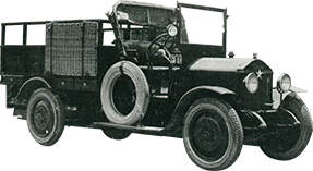 Camion Wolseley CP, 1924. Archives Isuzu.