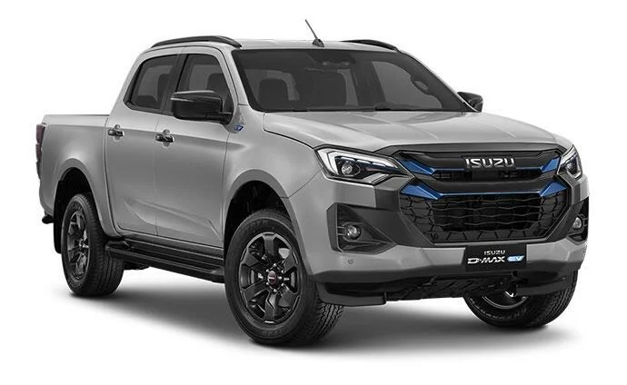 D-Max EV international, présenté par Isuzu en 2025. Non présenté comme une offre marocaine.